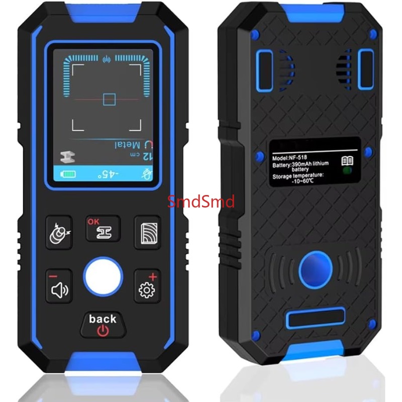 Underground Cable Detector - เครื่องตรวจจับโลหะแบบมืออาชีพ NF-518 พร้อมจอ LCD HD ดิจิตอล