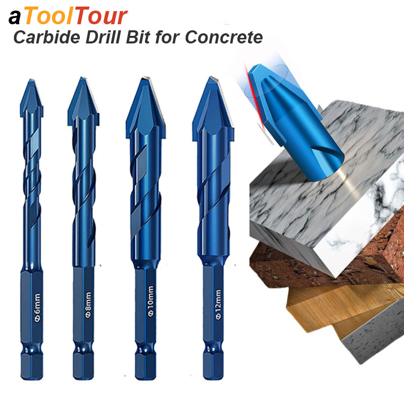 Concrete Breaker Demolition - ดอกสว่านเจาะคอนกรีตแบบเกลียว สำหรับเจาะกระจก เซรามิก กระเบื้อง อิฐ พลาสติก
