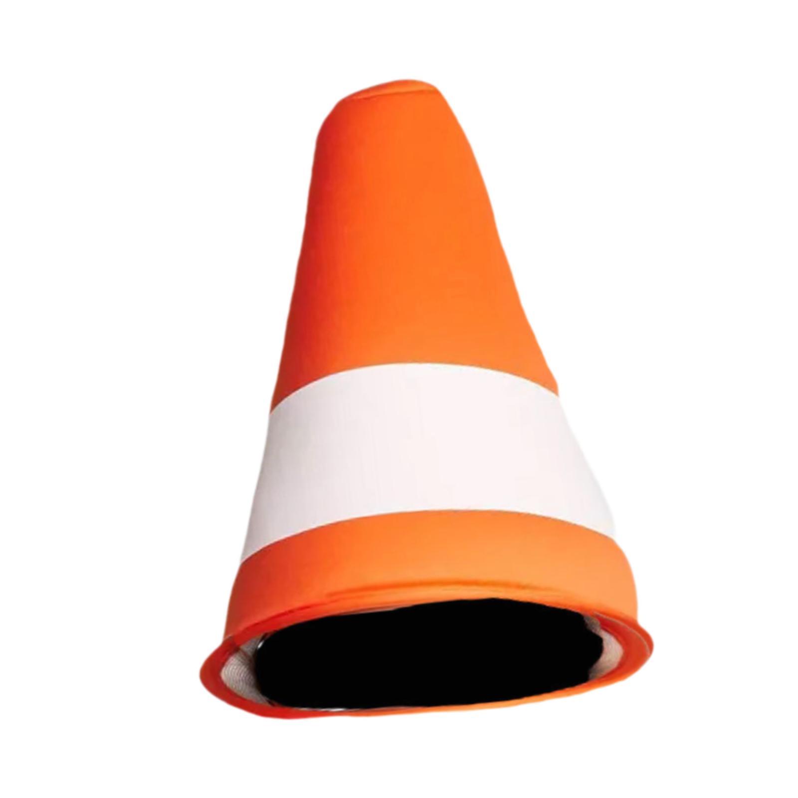 Road Traffic Cone - หมวกกรวยจราจร, อุปกรณ์เสริมสำหรับแต่งกาย, หมวกกรวยก่อสร้างถนน, หมวกสำหรับงานเทศกาล