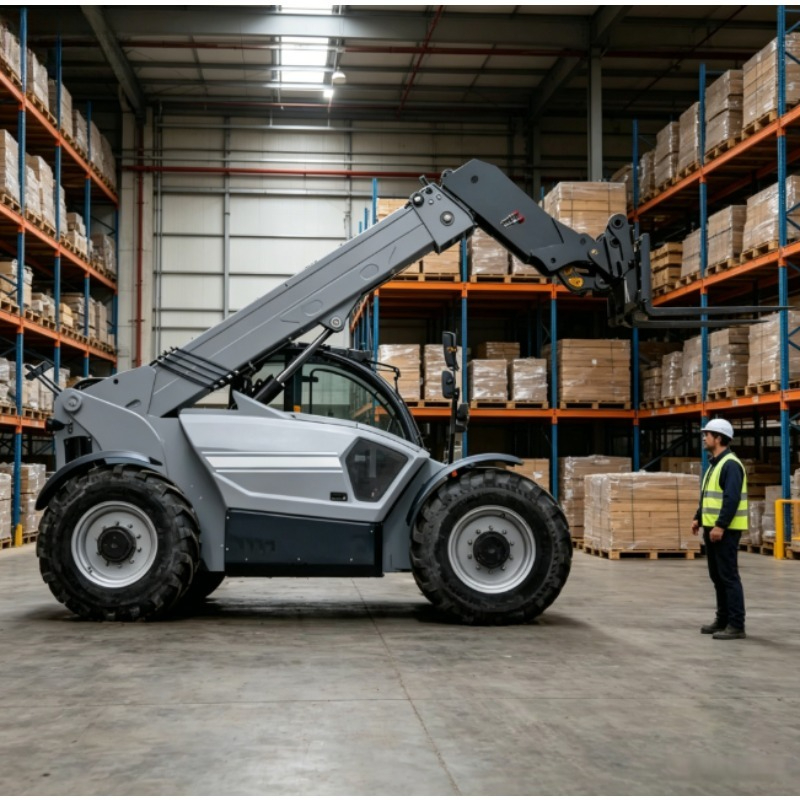 Telescopic Handler Boom - รถยกเทเลสโคปิกแบบปรับแต่งได้อเนกประสงค์ เครื่องยกเทเลสโคปิก รถตักบูมแฮนด์เลอร์