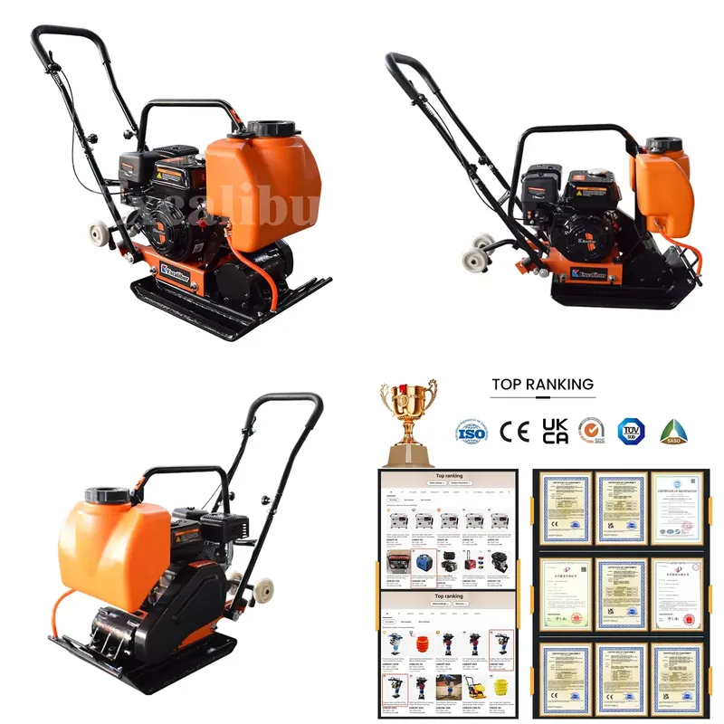 Plate Compactor Vibrator - เครื่องบดอัดแผ่นสั่นสะเทือนแบบเคลื่อนที่ได้ Excalibur Hot Sale Mechanical 10KN