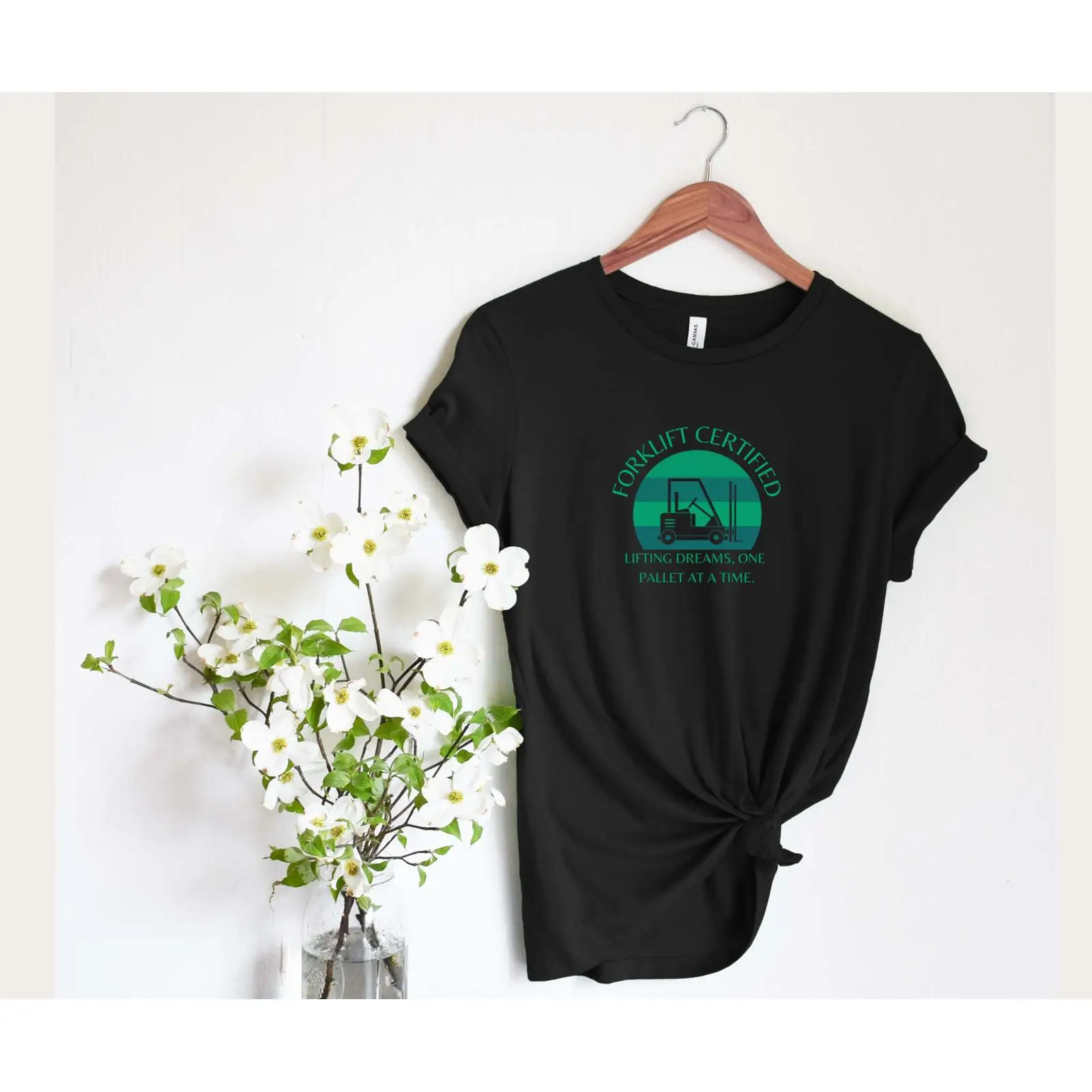 Heavy Equipment Washing - เสื้อยืดลายตลกสำหรับคนรับรองการขับรถยก ลายมีมเกี่ยวกับอุปกรณ์หนัก สำหรับคนทำงานคลังสินค้า สไตล์วินเทจ ซักแล้วใส่สบาย