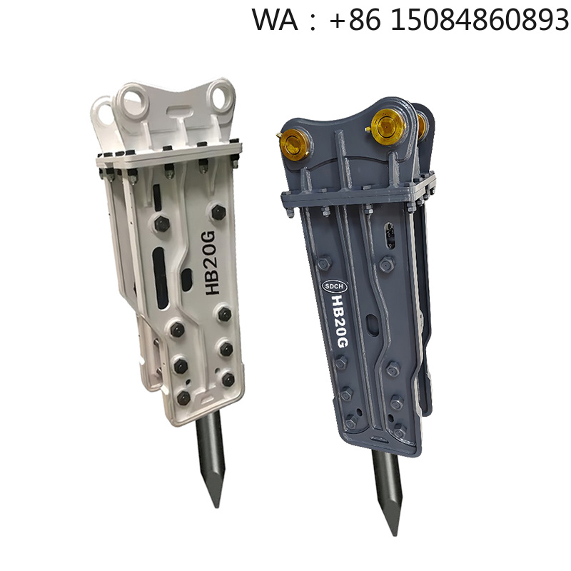 Concrete Breaker Demolition - หัวเจาะไฮดรอลิกสำหรับรถขุด 20 ตัน ยี่ห้อ Universal สำหรับงานเจาะหินและคอนกรีต,