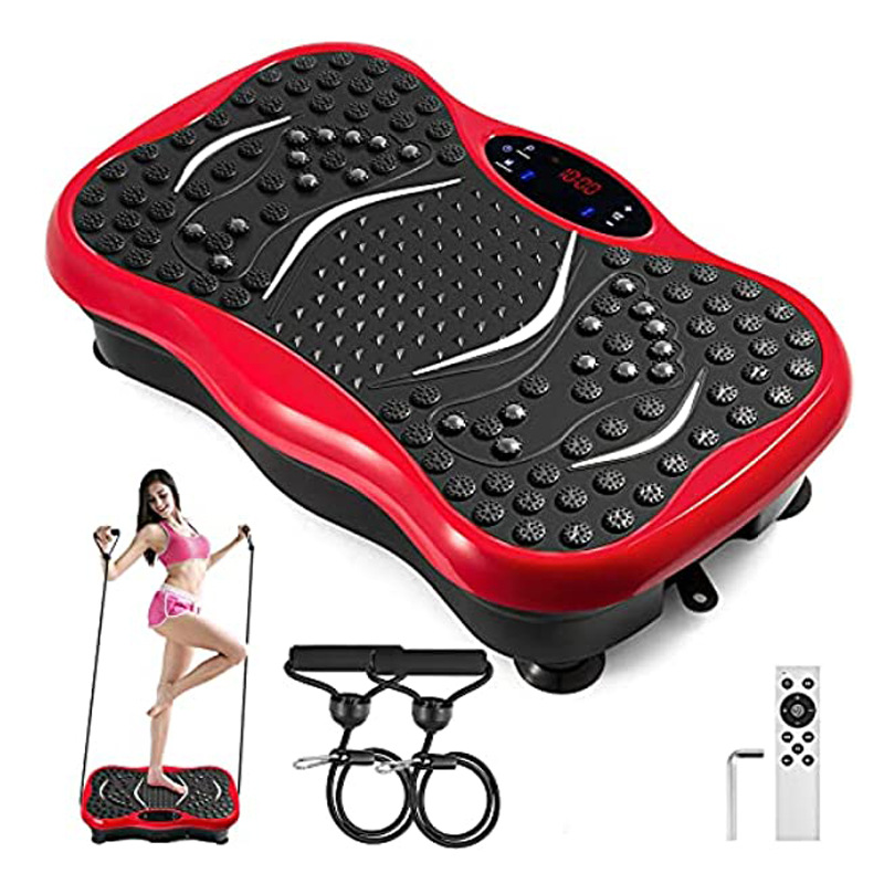Plate Compactor Vibrator - เครื่องนวดตัวแผ่นแพลตฟอร์มการสั่นสะเทือนพร้อมแถบต้านทานและรีโมทคอนโทรลสําหรับการเผาผลาญไขมัน การลดน้ําหนัก