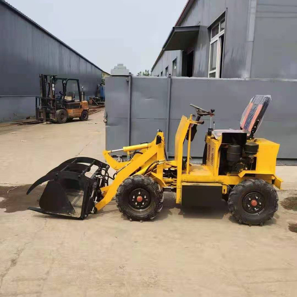 Wheel Loader - รถตักดินดีเซลไฮดรอลิกสี่ล้อ สำหรับงานก่อสร้างขนาดเล็ก ทราย กรวด ปุ๋ยหมักจากฟาร์ม กำจัดหญ้า