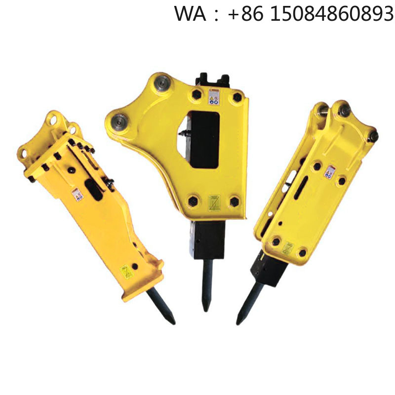 Concrete Breaker Demolition - หัวเจาะหินไฮดรอลิก SB81 รุ่นท็อป, อุปกรณ์ต่อพ่วงรถขุดที่ทนทานสำหรับงานรื้อถอนคอนกรีตแข็งขนาดใหญ่