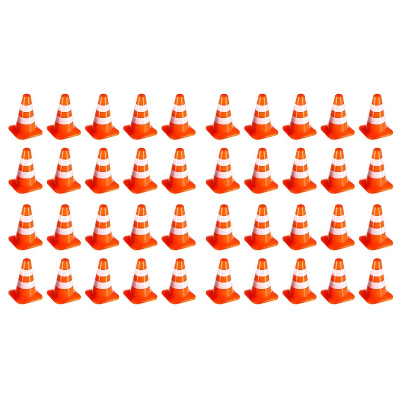 Road Traffic Cone - SEWS-กรวยจราจรขนาดเล็ก 40 ชิ้น กรวยจราจรขนาดเล็ก กรวยก่อสร้าง กรวยจราจรสำหรับเด็ก