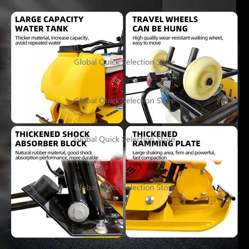 เครื่องบดอัดดินดีเซล 6.5 แรงม้ - Plate Compactor Vibrator บทวิจารณ์และราคา