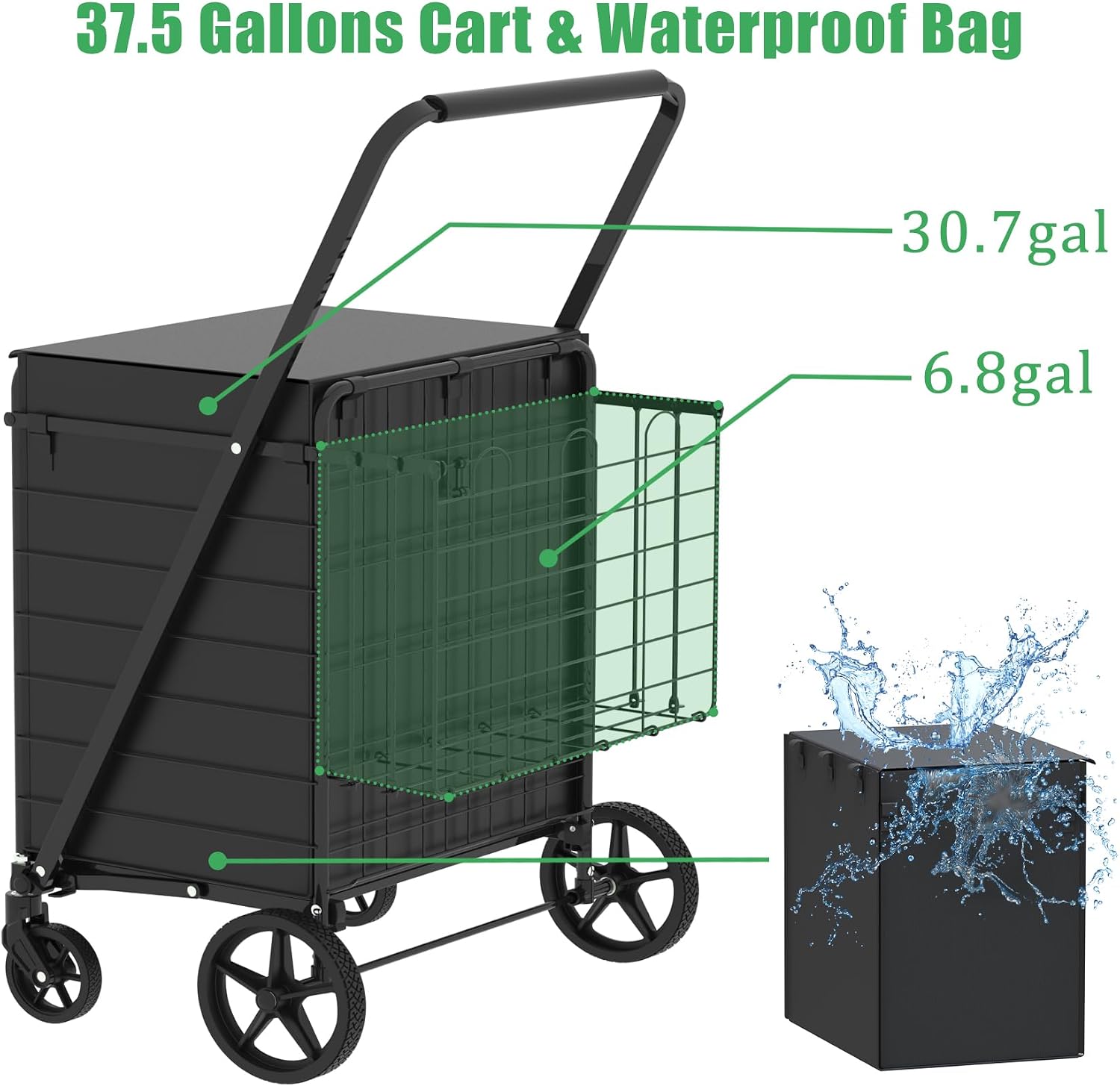 รถเข็นช็อปปิ้งแบบพับได้สำหรับง - Heavy Equipment Washing บทวิจารณ์และราคา