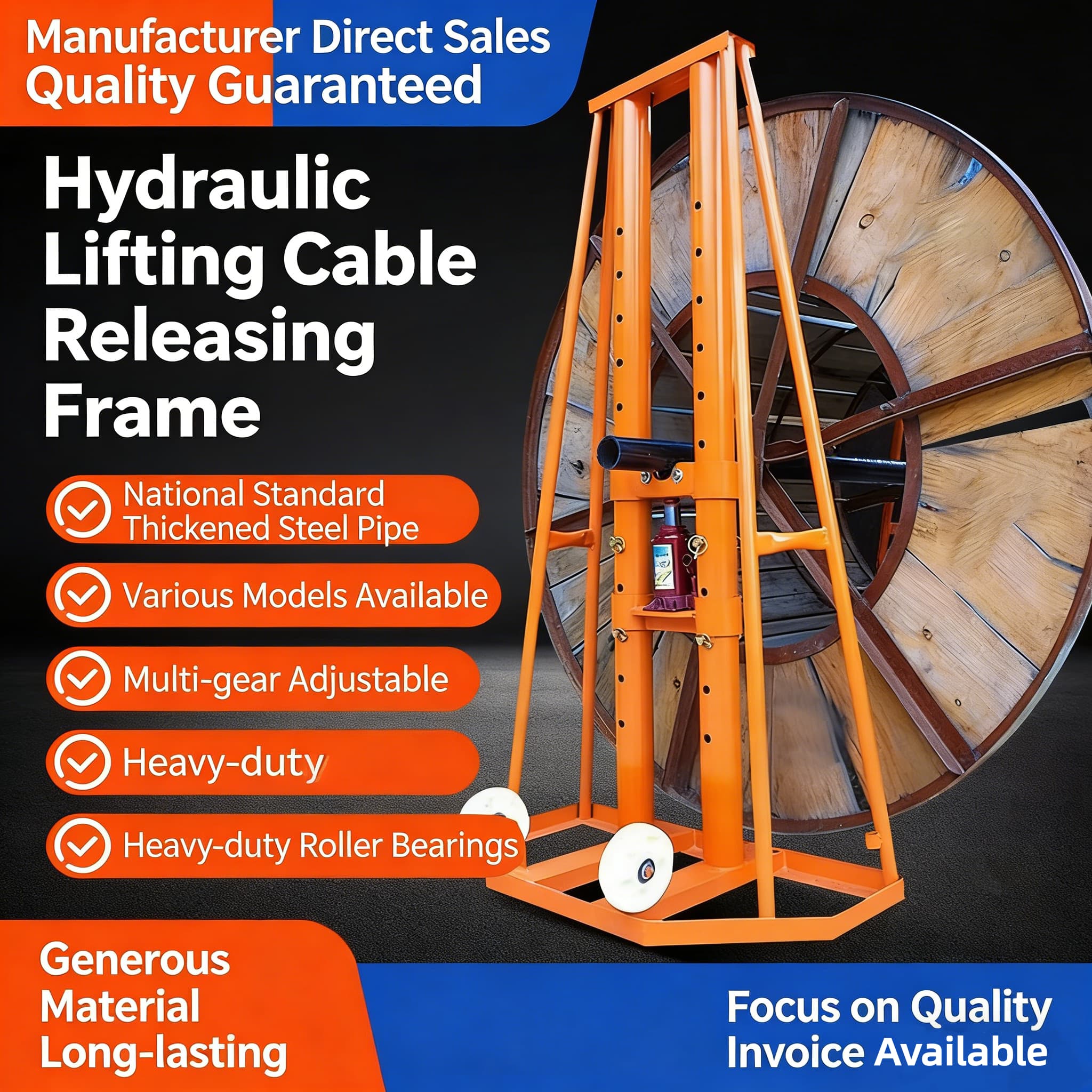 อุปกรณ์ยึดสายไฮดรอลิกแบบปรับระ - Heavy Equipment Jack Stands บทวิจารณ์และราคา