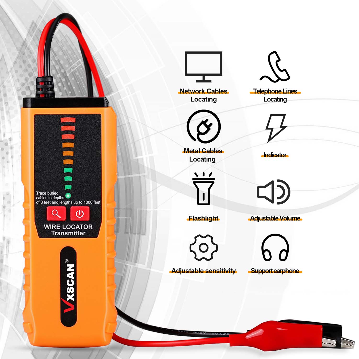 Vxscan อุปกรณ์ติดตามสายไฟใต้ดิ - Underground Cable Detector บทวิจารณ์และราคา