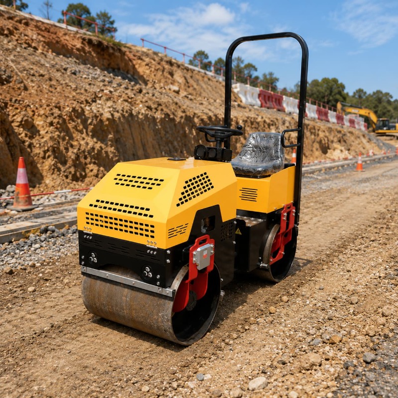รถบดถนนแบบสั่นสะเทือนสองล้อ สำ - Heavy Equipment For Construction บทวิจารณ์และราคา