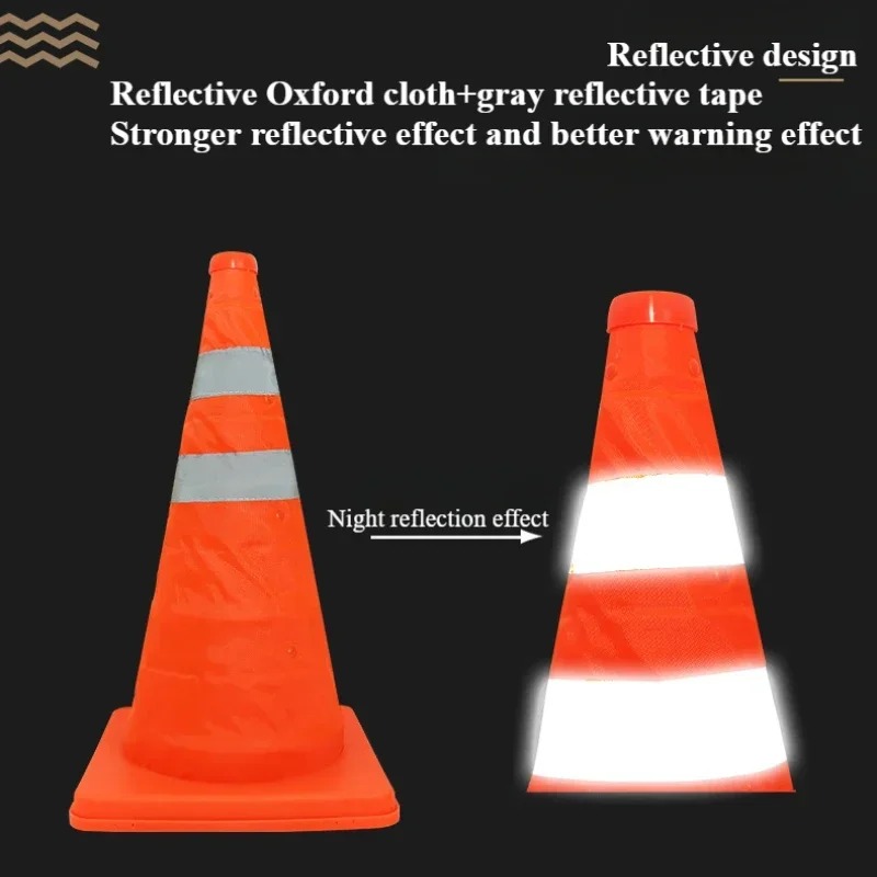 กรวยจราจรแบบพับได้สะท้อนแสงเพื - Road Traffic Cone บทวิจารณ์และราคา