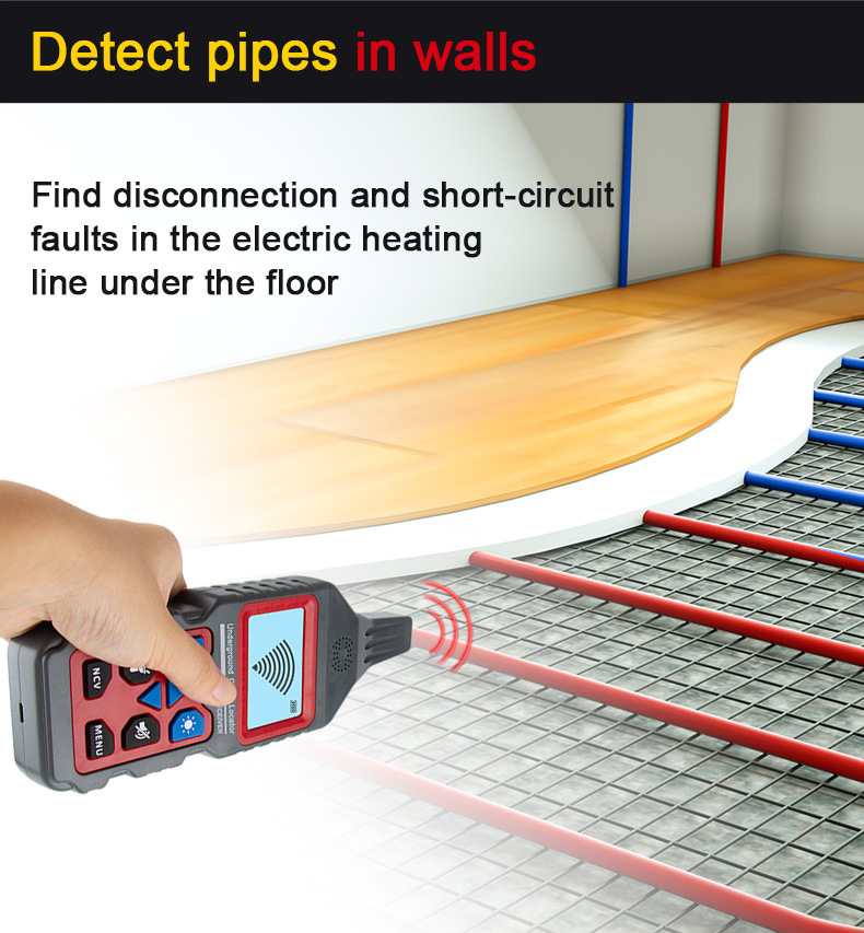 เครื่องตรวจจับสายไฟใต้ดิน รุ่น - Underground Cable Detector บทวิจารณ์และราคา