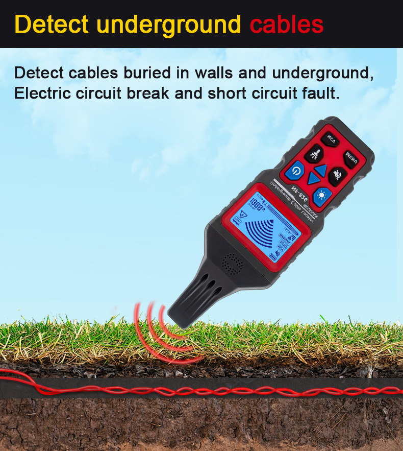 เครื่องตรวจจับสายไฟใต้ดิน รุ่น - Underground Cable Detector บทวิจารณ์และราคา