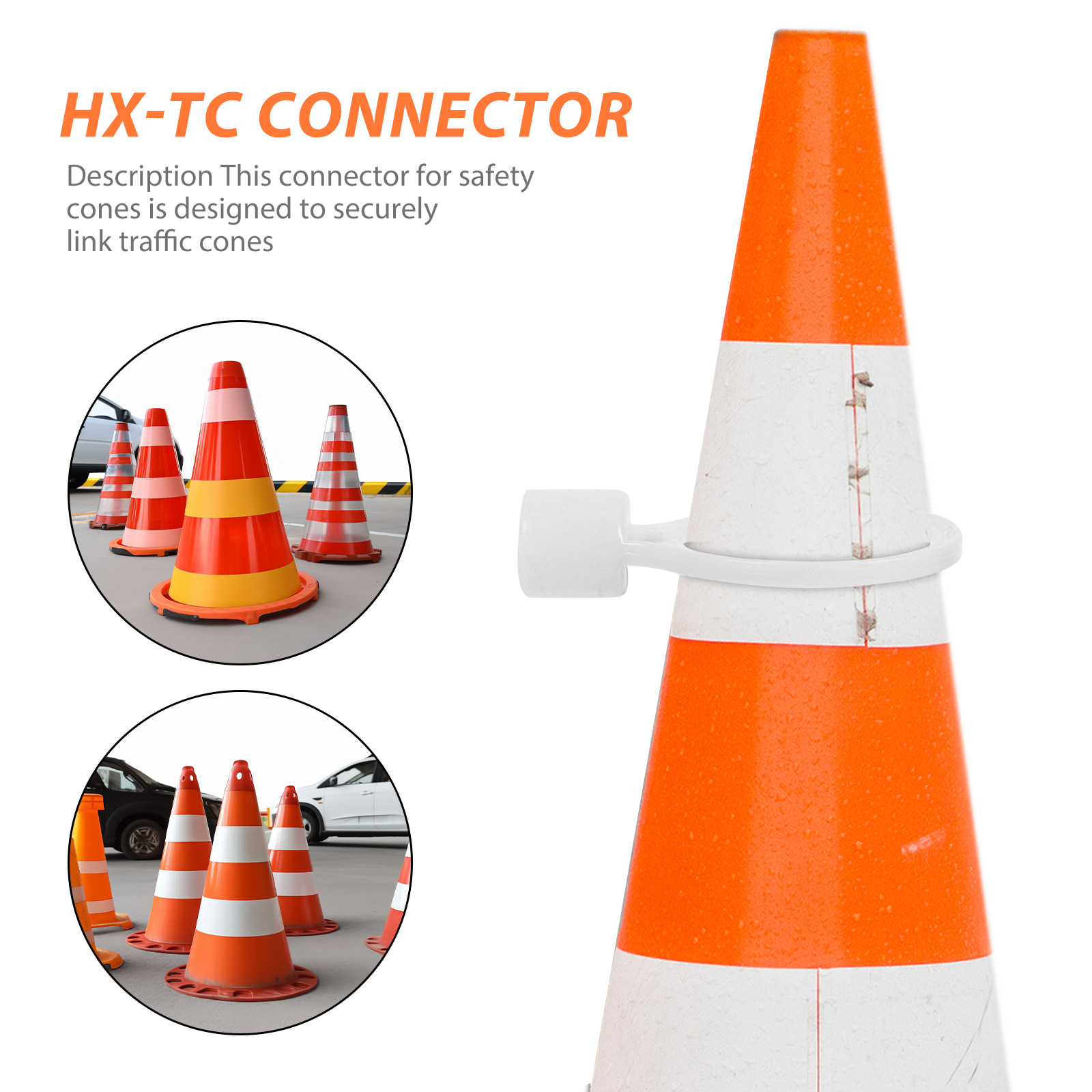 ชุดวงแหวนกั้นจราจรแบบยืดหยุ่น  - Road Traffic Cone บทวิจารณ์และราคา