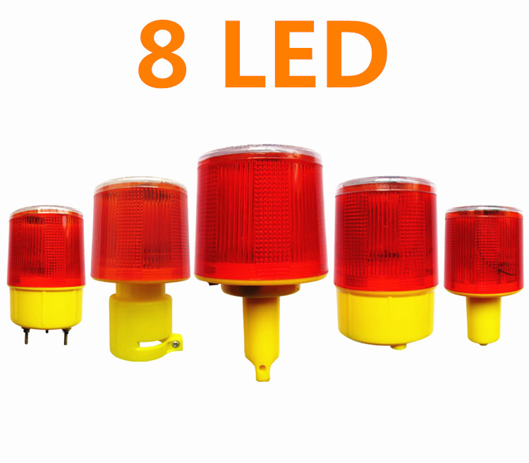 8LED bright LEDพลังงานแสงอาทิต - Road Traffic Cone บทวิจารณ์และราคา