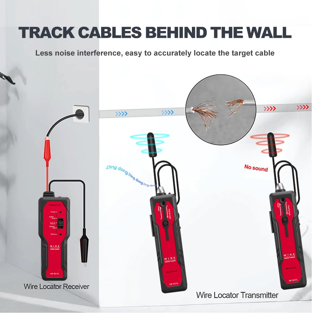 NOYAFA เครื่องตรวจจับสายเคเบิล - Underground Cable Detector บทวิจารณ์และราคา