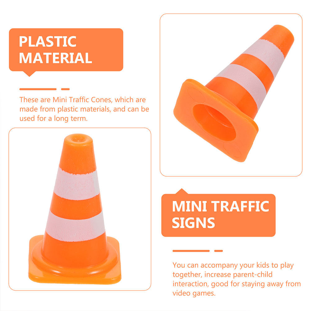 กรวยจราจรพลาสติกขนาดเล็ก 20 ชิ - Road Traffic Cone บทวิจารณ์และราคา